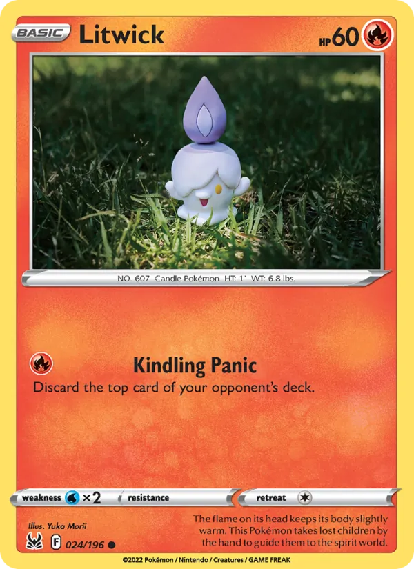 Litwick - Lost Origin Pokemon Card