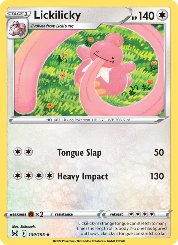 Lickilicky - Lost Origin Pokemon Card