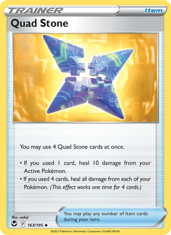 Quad Stone - Silver Tempest Pokemon Card