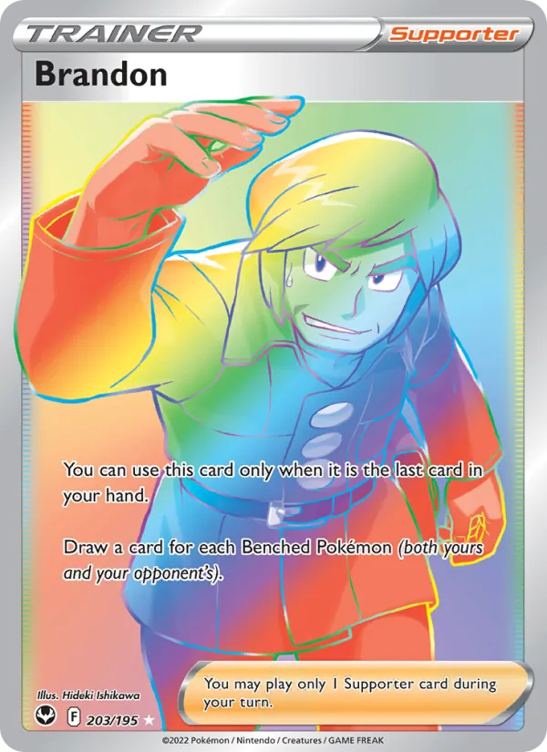 Brandon - Silver Tempest Pokemon Card