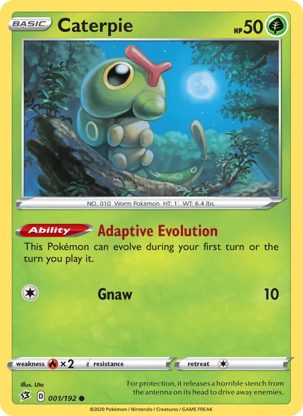 Caterpie - Rebel Clash Pokemon Card