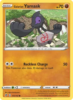 Galarian Yamask - Rebel Clash