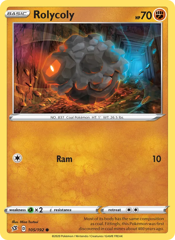 Rolycoly - Rebel Clash Pokemon Card