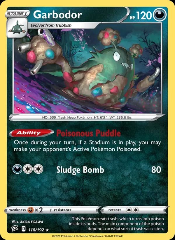 Garbodor - Rebel Clash Pokemon Card