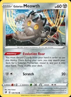 Galarian Meowth - Rebel Clash