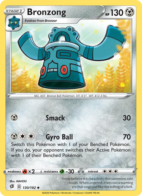 Bronzong - Rebel Clash Pokemon Card