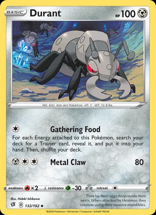 Durant - Rebel Clash Pokemon Card