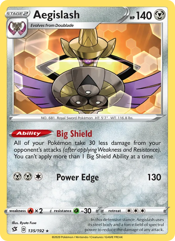 Aegislash - Rebel Clash Pokemon Card