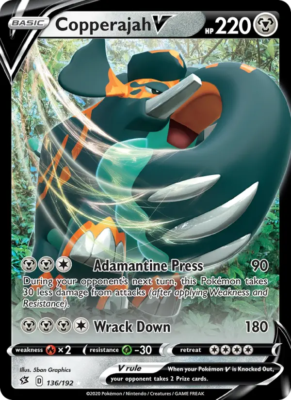 Copperajah V - Rebel Clash Pokemon Card