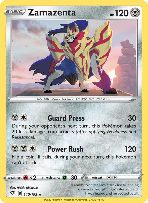 Zamazenta - Rebel Clash Pokemon Card