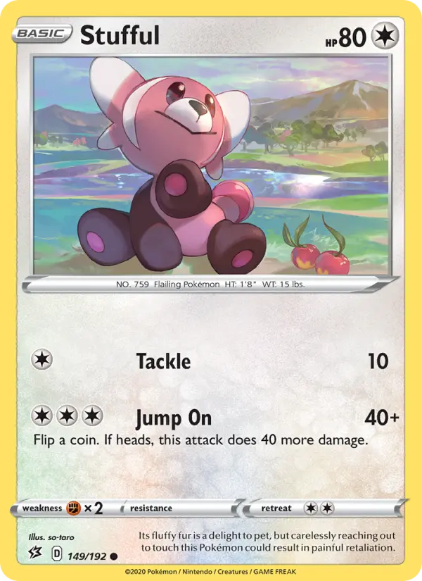 Stufful - Rebel Clash Pokemon Card