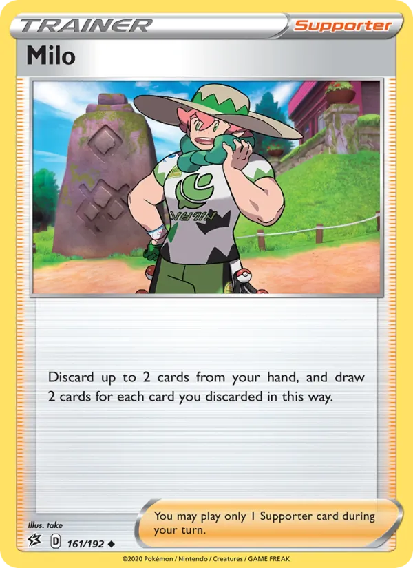 Milo - Rebel Clash Pokemon Card