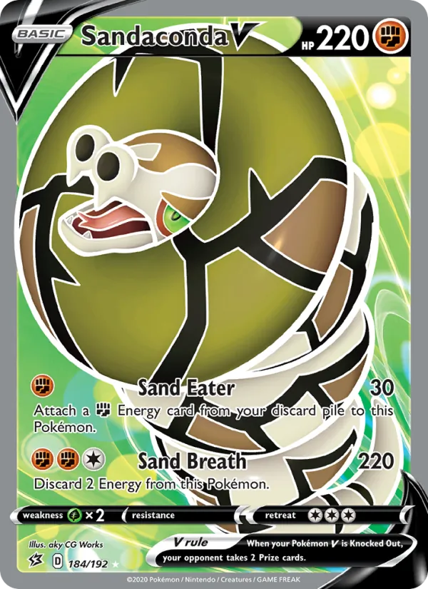 Sandaconda V - Rebel Clash Pokemon Card