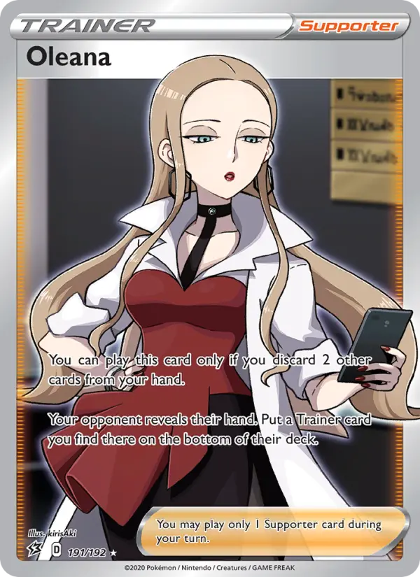 Oleana - Rebel Clash Pokemon Card