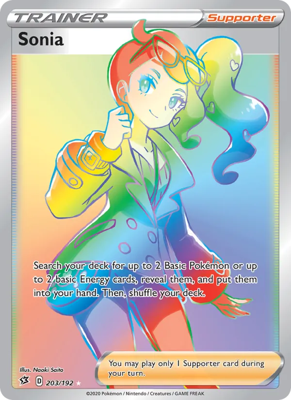 Sonia - Rebel Clash Pokemon Card