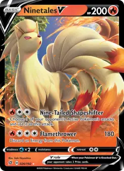 Ninetales V - Rebel Clash