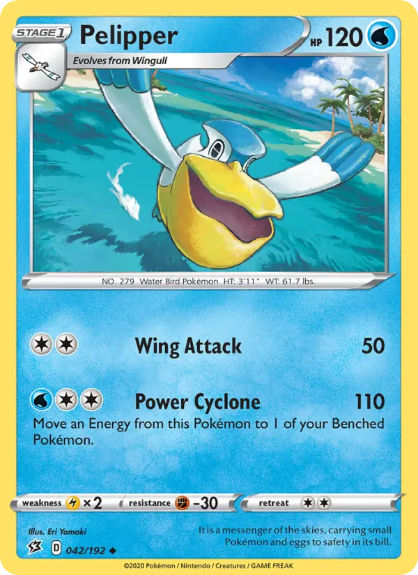 Pelipper - Rebel Clash Pokemon Card