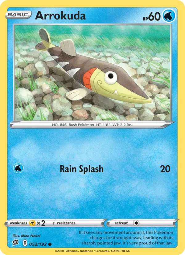 Arrokuda - Rebel Clash Pokemon Card