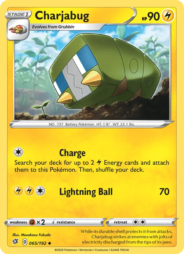Charjabug - Rebel Clash Pokemon Card