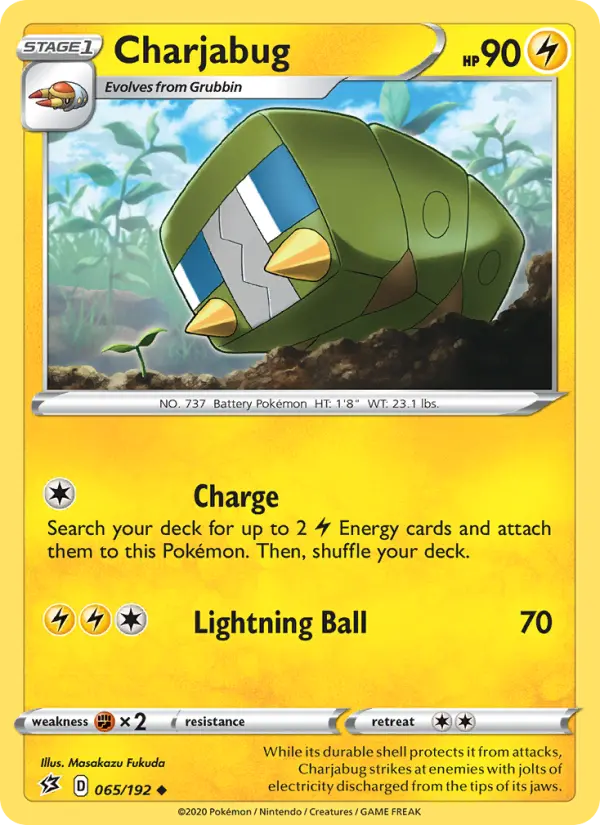 Charjabug - Rebel Clash Pokemon Card