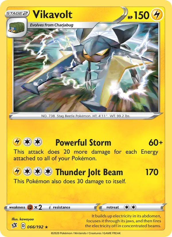 Vikavolt - Rebel Clash Pokemon Card
