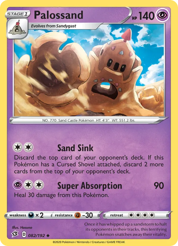 Palossand - Rebel Clash Pokemon Card