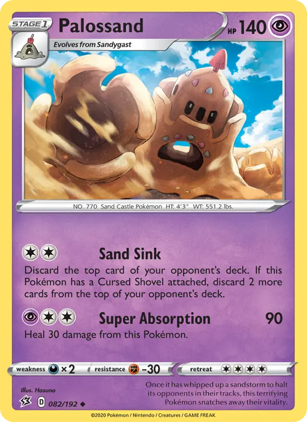 Palossand - Rebel Clash Pokemon Card
