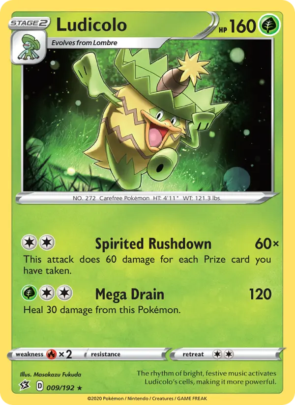Ludicolo - Rebel Clash Pokemon Card