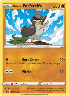 Galarian Farfetch'd - Rebel Clash