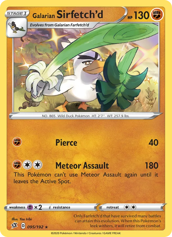 Galarian Sirfetch'd - Rebel Clash Pokemon Card