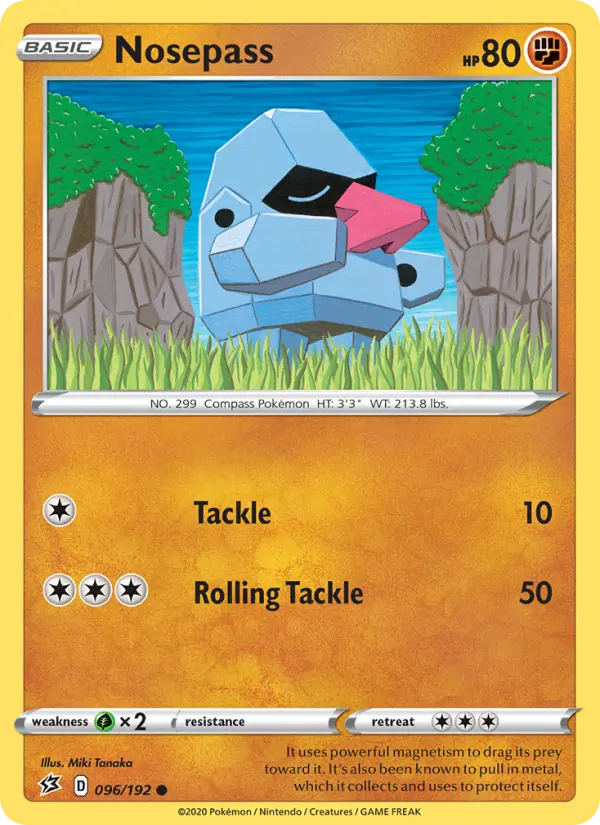 Nosepass - Rebel Clash Pokemon Card