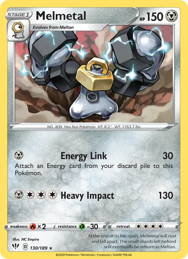 Melmetal - Darkness Ablaze Pokemon Card