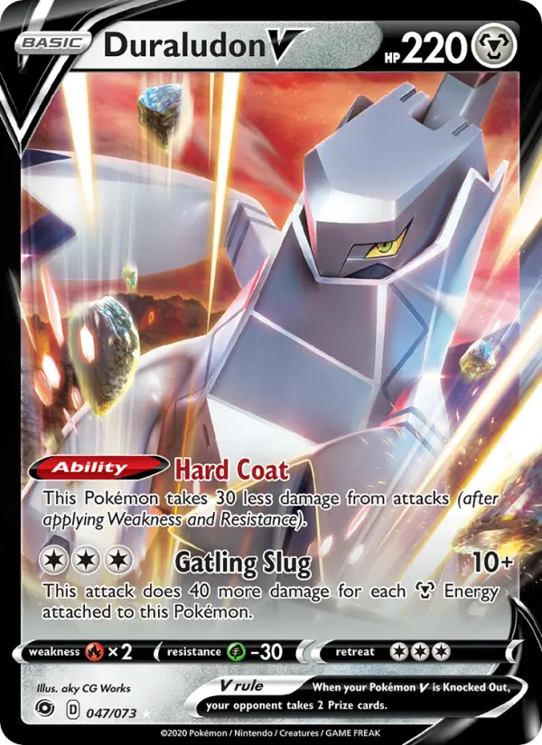 Duraludon V - Champion's Path Pokemon Card