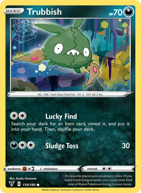 Trubbish - Vivid Voltage Pokemon Card