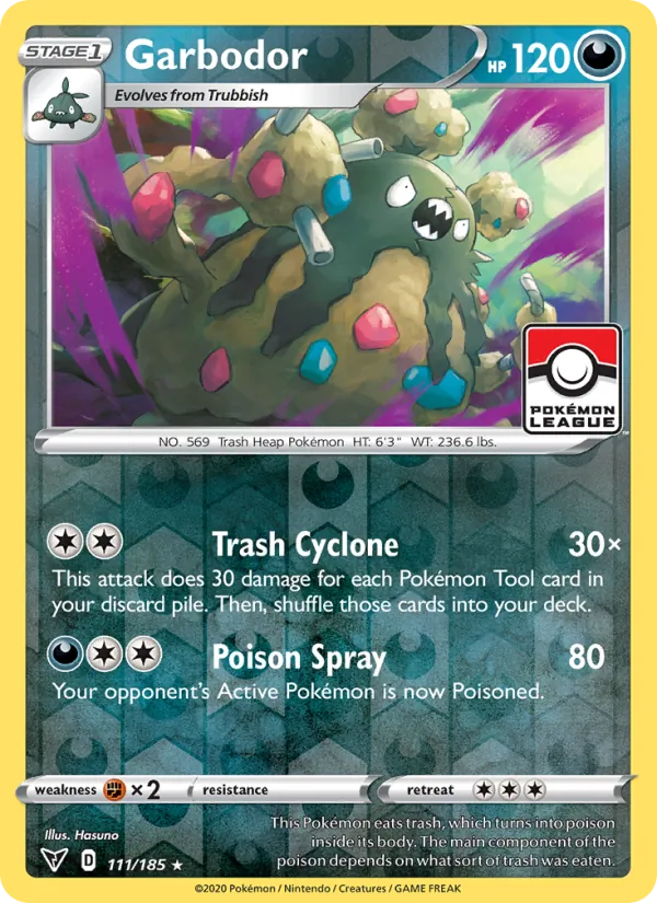 Garbodor - Vivid Voltage Pokemon Card
