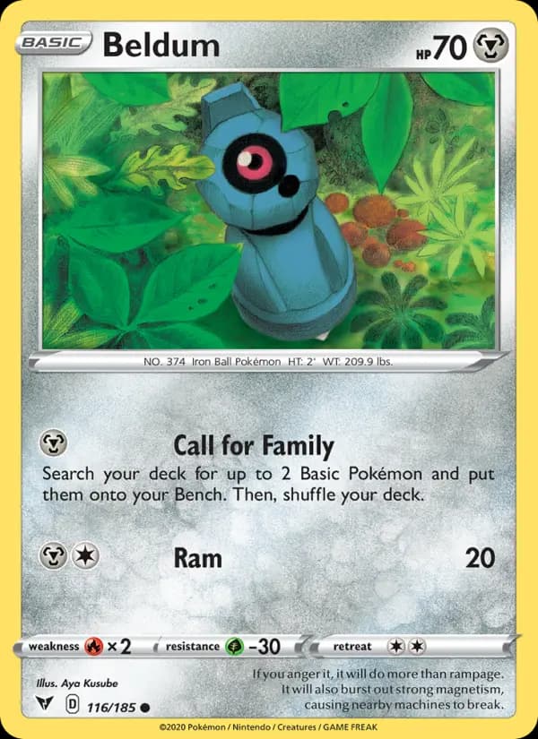 Beldum - Vivid Voltage Pokemon Card
