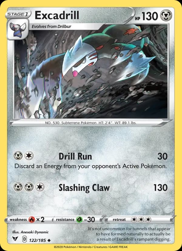 Excadrill - Vivid Voltage Pokemon Card