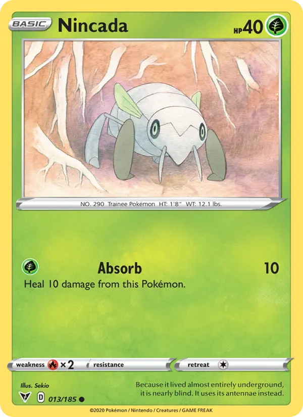 Nincada - Vivid Voltage Pokemon Card