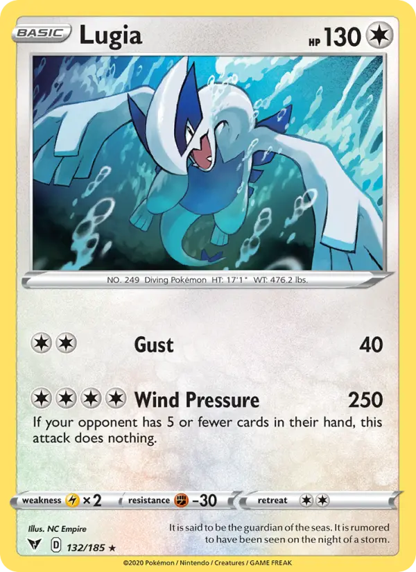Lugia - Vivid Voltage Pokemon Card