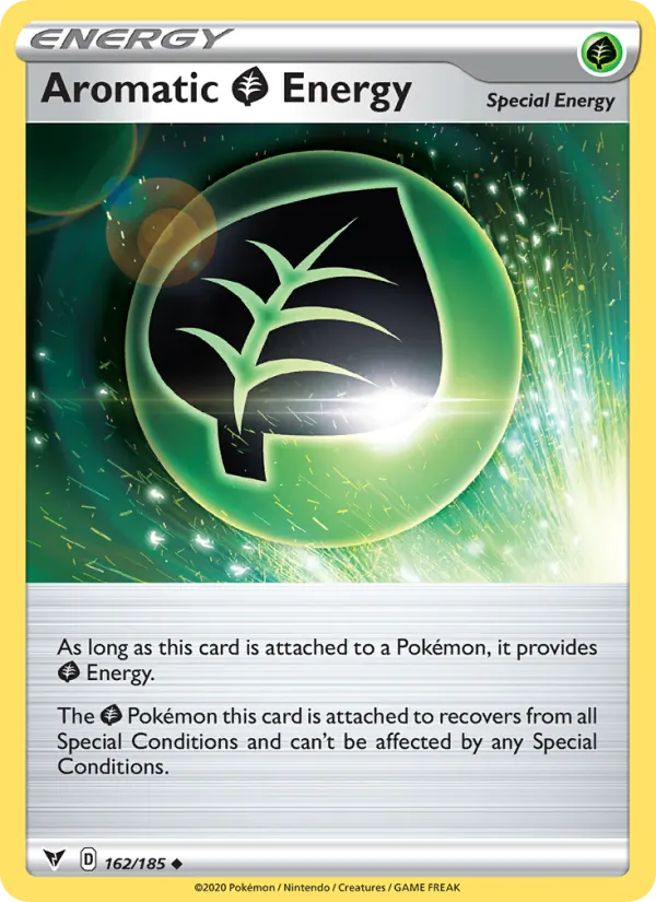 Aromatic Grass Energy - Vivid Voltage Pokemon Card