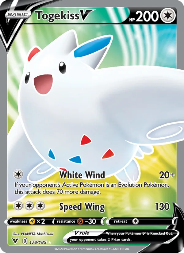 Togekiss V - Vivid Voltage Pokemon Card