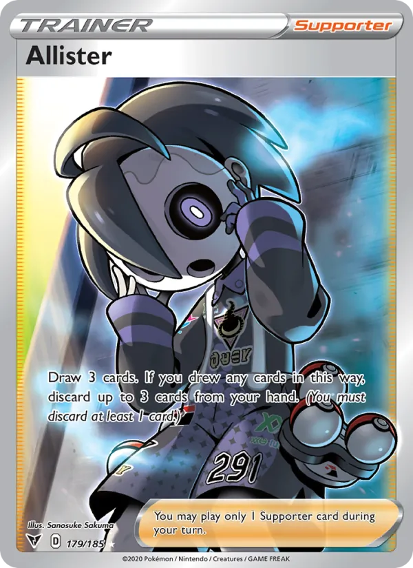 Allister - Vivid Voltage Pokemon Card
