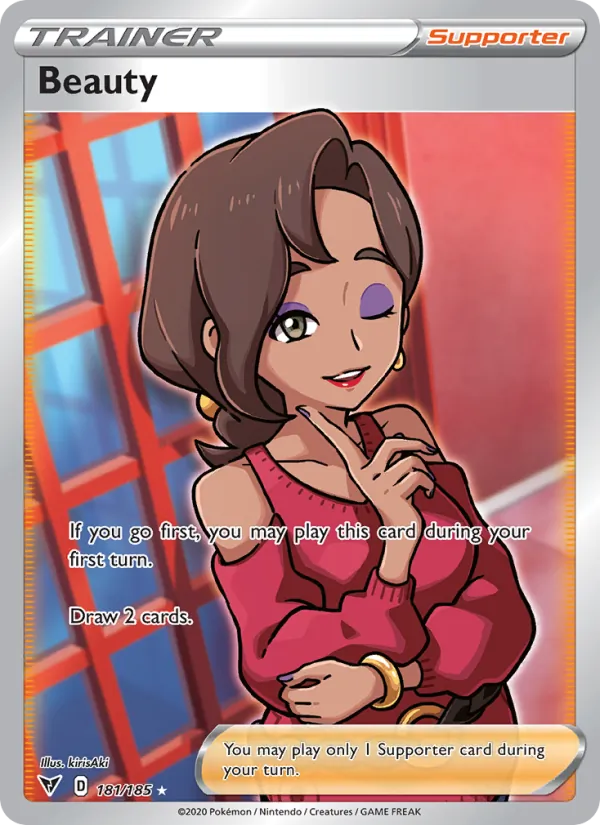Beauty - Vivid Voltage Pokemon Card