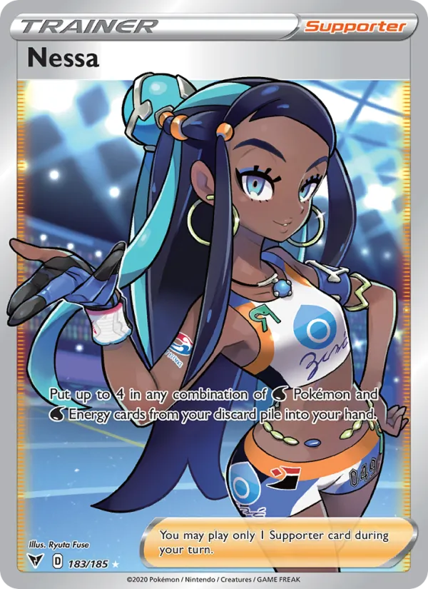 Nessa - Vivid Voltage Pokemon Card