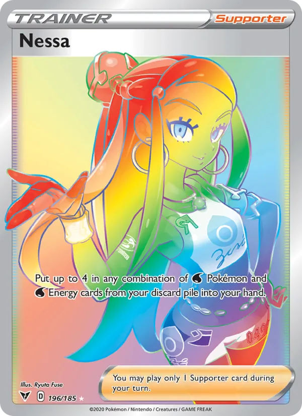 Nessa - Vivid Voltage Pokemon Card