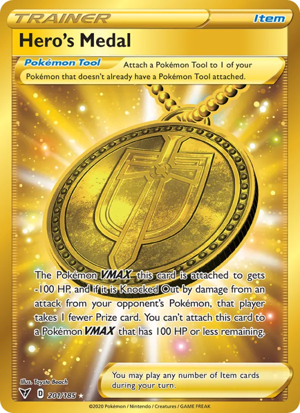 Hero's Medal - Vivid Voltage Pokemon Card