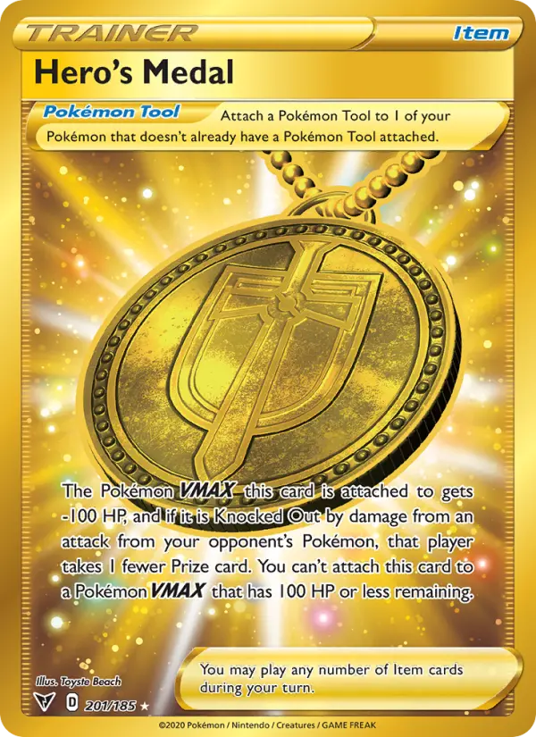 Hero's Medal - Vivid Voltage Pokemon Card