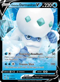 Galarian Darmanitan V - Vivid Voltage