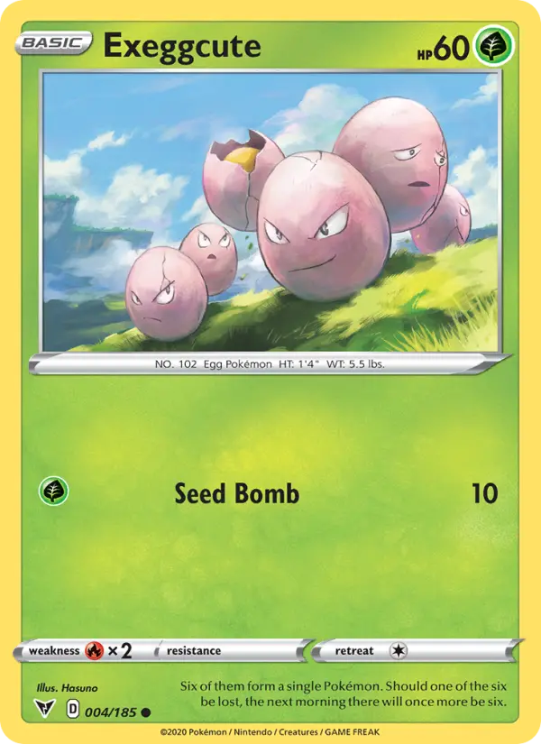 Exeggcute - Vivid Voltage Pokemon Card