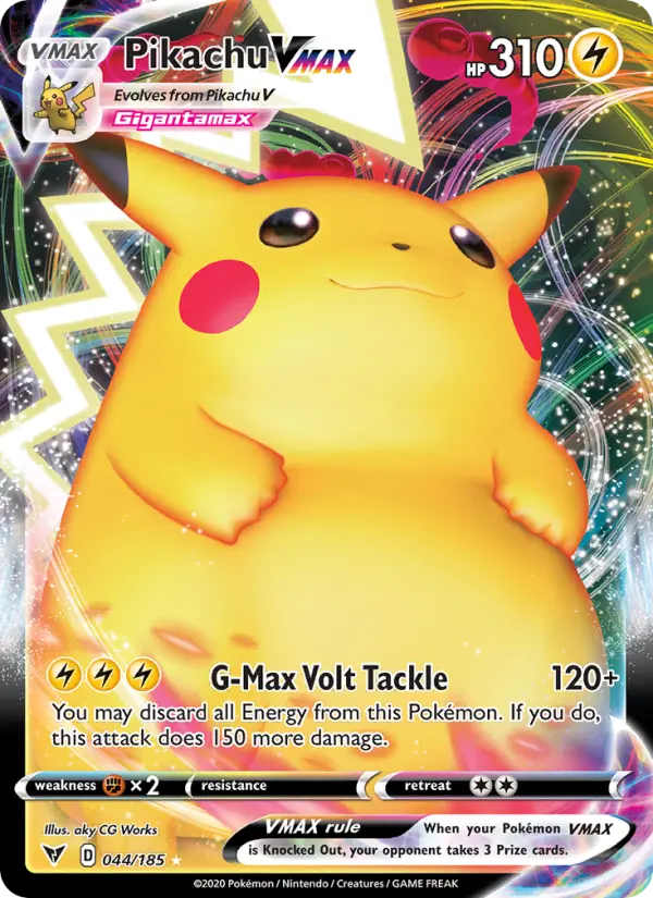 Pikachu VMAX - Vivid Voltage Pokemon Card